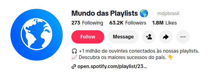 TikTok – Mundo das Playlists